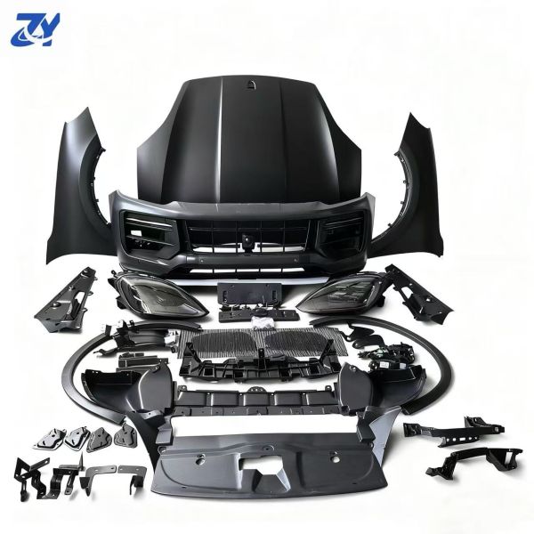 For Porsche Cayenne 11-17 Upgrade 24 Old and New Through the Taillight Tailgate Front bar Assembly Headlight
