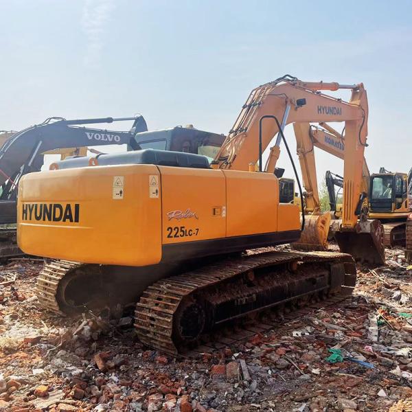 Корейские эксплуатируемые экскаваторы Hyundai 225 Малый гидравлический буксир