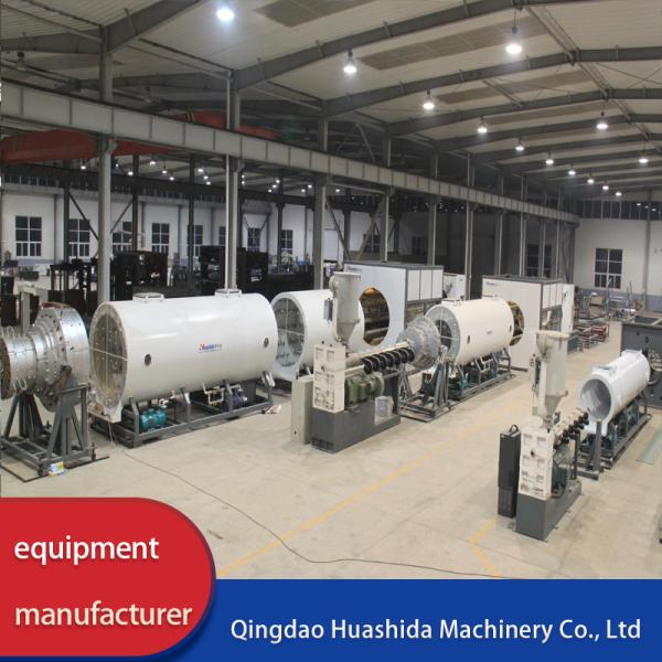 Complete Production Line for HDPE Pre-insulated Pipes, Featuring Dust-Free Cutting