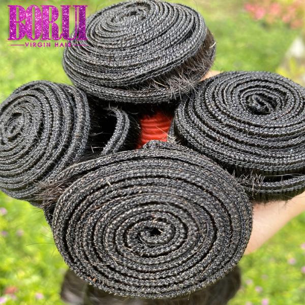 Natural Wave Virgin Peruvian Human Hair 1/3/4 Hair Peruvian Natural Color Hair Weft