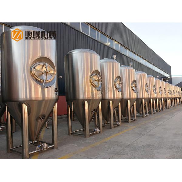 1000L Side Manhole Conical Beer Fermenter 60 Degree Cone For Beer Brewing