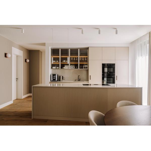 Умный кухонный шкаф Mdf Меламинная ламинатная панель 18 мм водонепроницаемый кухонный шкаф