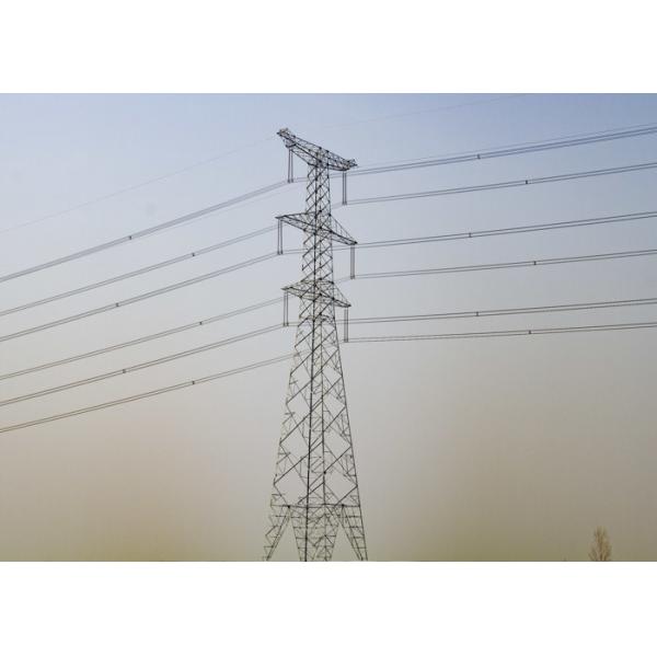 220KV Electrical Transmission Tower Single / Double / Muti Circuit Durable