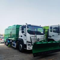 Foton Aumark Vacuum Road Sweeper Truck 78KW With Snow Remover