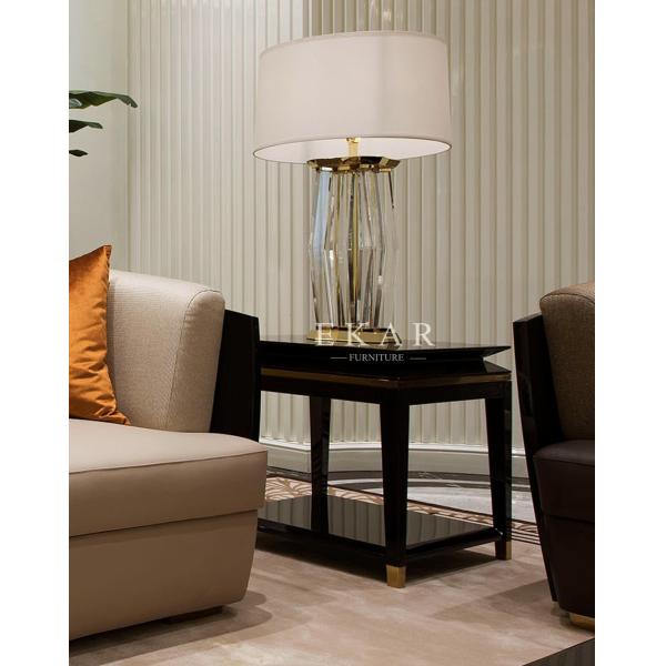 Modern Square End Living Room Side Table W001H3B