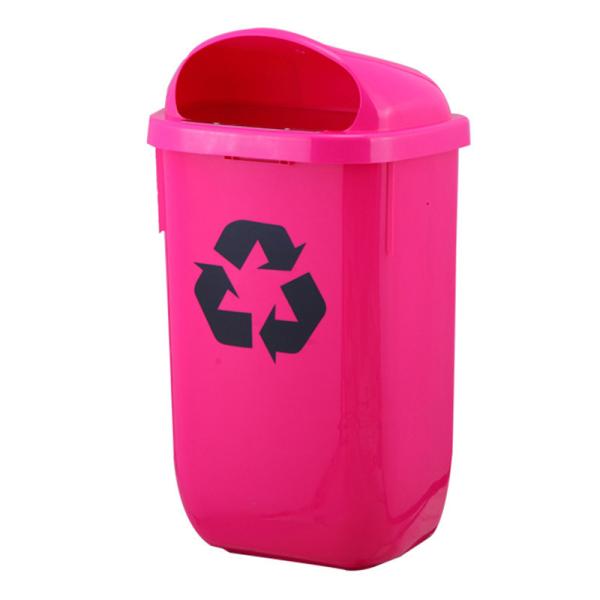 Outdoor Wall Type Environmental protection Polypropylene Cleaning Bin Wall Mounted Waste Bins Dustbin