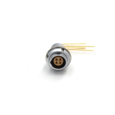 4 Pin Elbow Printed Circuit Board PCB Board Connector 7A ZCG Panel Socket