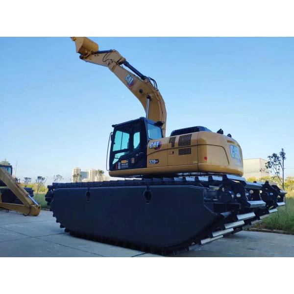 Amphibious Excavator Pontoon Undercarriage Chassis Swamp Excavator Parts