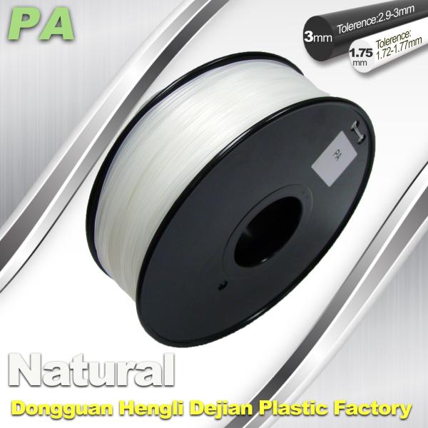 Изготовленная на заказ нить принтера нейлона 3d, прозрачный материал нити