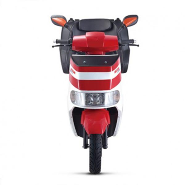 Shock Absorption Long Range Electric Scooter , Electric Moped Motorcycle 10 Inch Tire