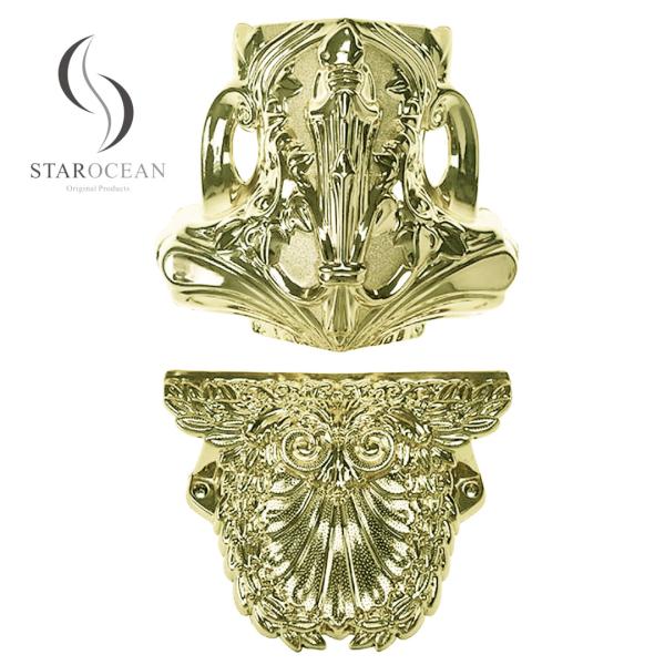 Extra Large Ornate Coffin Corner American Coffin Accessories Funeral Supplies 18#G