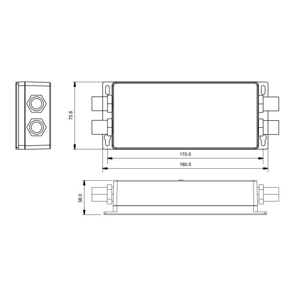 Высоковольтные IP67 делают регулятор водостойким 100 прокладки СИД RGB 3 CH DMX512 - входной сигнал 240V & выход