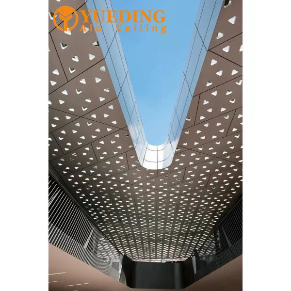 Building Exterior Wall PVDF Aluminum Curtain Wall Panels Fire Insulation Material