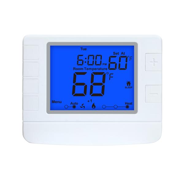Thermostat de climatisation avec contrôle vocal pour chaudière électrique ou à gaz et options configurables