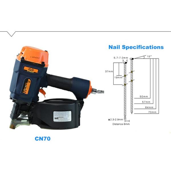 Durable HYBEST Pneumatic Power HPCN83 Coil Nail Gun for Decoration and Construction