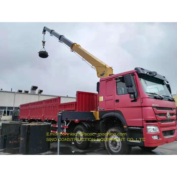 XCMG 8X4 8 Ton Telescopic Truck Cranes SQ8SK3Q With Throttle Control System