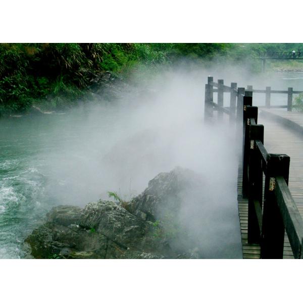 Garden Decoration Misting Lighted Fountain , Indoor Stage Fog Mist Fountain