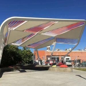 Architectural Irregular Metal Canopy for City Square Mall & Government Building Projects Premium Metal Crafts