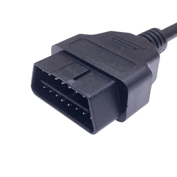 Vauxhall Europe Car Fitment AOTAI J1962 OBDII 16Pin Male 12V OBD2 to Cigarette Lighter Adapter Extension Cable