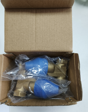 Threaded Brass Shut Off Valve Wall Mount Rough In Valve Set