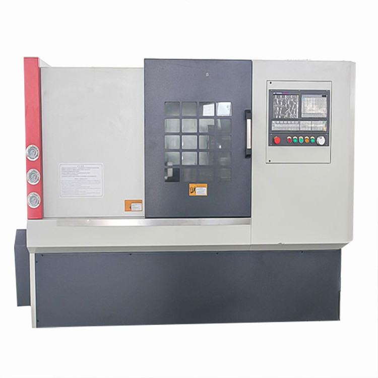Центр CNC небольшого токарного станка кровати скоса TCK400 поворачивая для обработки машины стали и литого железа материальной