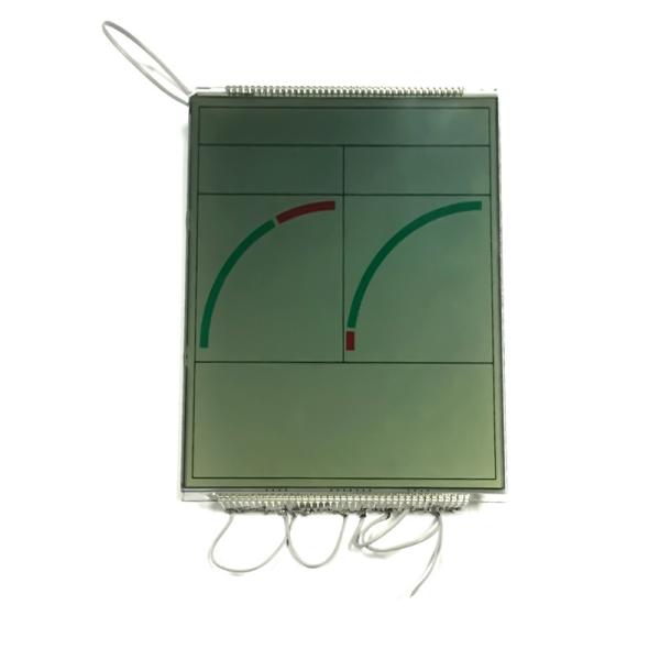 7 Segment Customized LCD Screen HTN Display Mode Monochrome For Smart Energy Meter