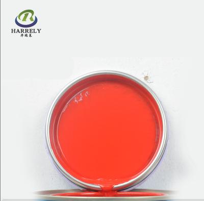 Weather Resistant 1K Acrylic Car Paint Bright Red For Automotive Lacquer Coating