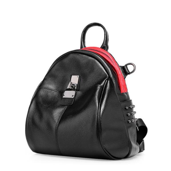 Genuine Cow Leather Shoulder Bags High Fashion Cowhide Backpacks School Bag
