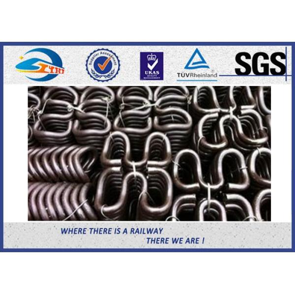 La bride de tension SKL1 ferroviaire, rail coupe le système HDG d'attache de rail peint