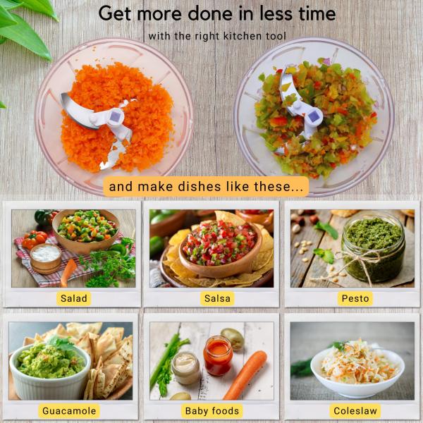 Mini Manual Vegetable Fruit Garlic Ginger Onion Meat Shredder Hand Pull Chopper Fruit