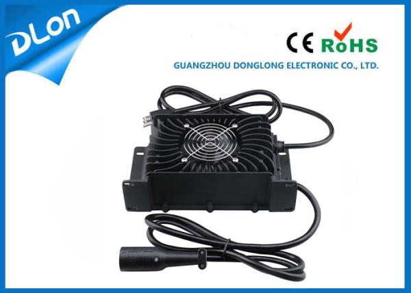 Black or sliver housing 48V 18A 48v 20a club car golf cart charger waterproof ip67 with club car 3 pin plug