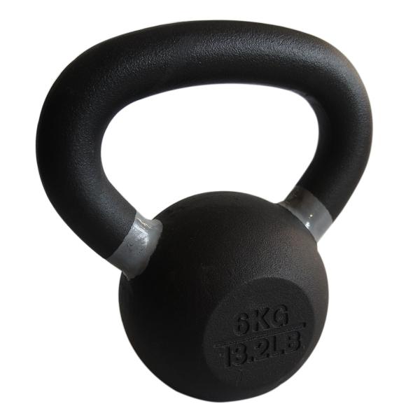 Power Coated Gym Equipment Kettlebells 5lb-80lb Size Cast Iron Material