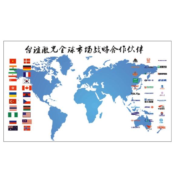 Trajeto de marcação do laser da fibra das peças do laser da cor azul com elevador para cima e para baixo