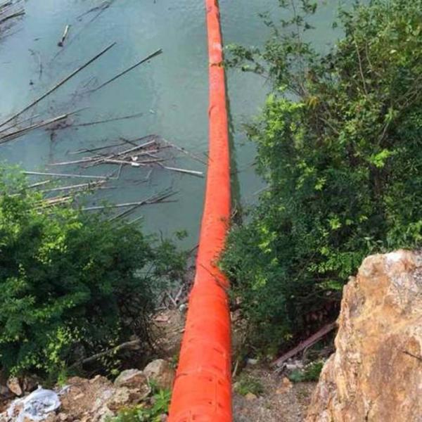 Barreiras flutuantes retangulares de HDPE para marcação de limites
