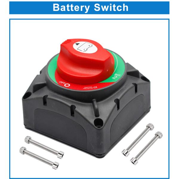 Automotive Cut Off Disconnect 4 Position Marine Isolator Switch 600A For Truck Yacht
