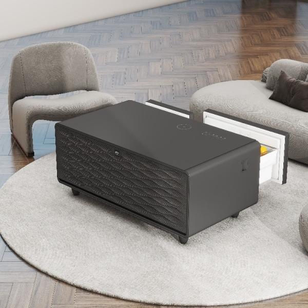 Modern Luxury Furniture 65L Capacity Refrigerator with Wireless Charging and USB Fridge