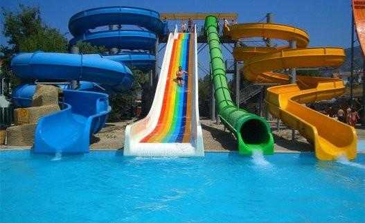 OEM Equipamento de parque aquático de diversões para crianças Tubos de fibra de vidro para venda