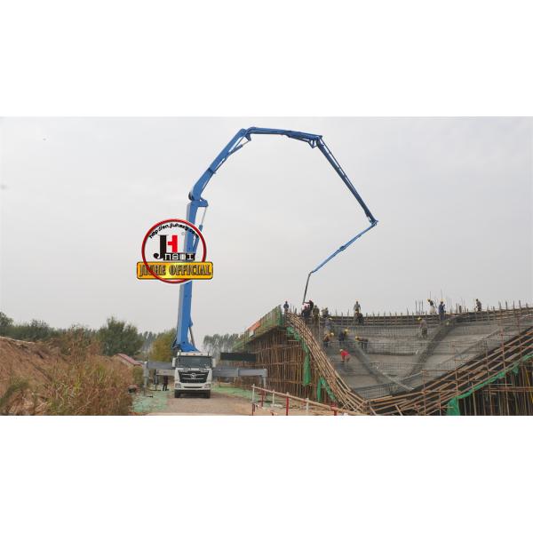 Concrete Pump Truck China JIUHE 56M Concrete Pump Truck Cement Boom Truck Concrete Pumping Equipment