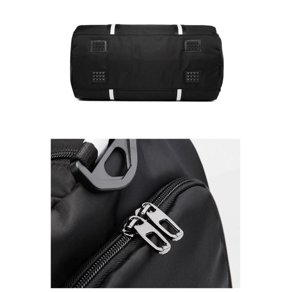 29L Sports Gym Bag Oxford Waterproof Travel Bags With Shoe Pocket