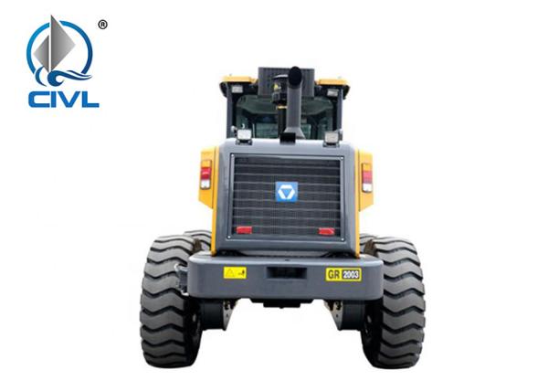 White / Yellow 11000KG Motor Grader 136HP Engine Tractive Force 61.3KN CVGR135 Grader  Road Machinery
