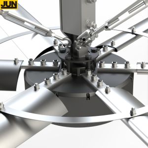 5.0m 16FT Low Noise Big Wind Air Flow Garage Vent Giant Industrial Hvls Large Ceiling Fan
