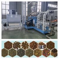 Linha de produção flutuante de aço inoxidável potência 5.5-132kw da alimentação dos peixes de 1-12mm