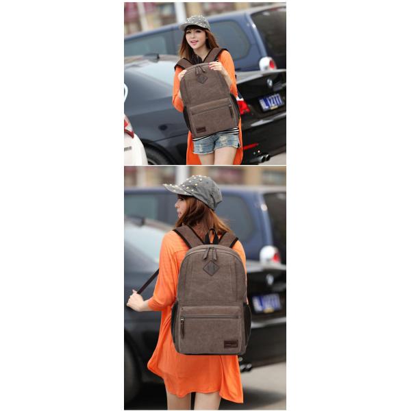 Store More Hot Sale Beautiful Bookbag Canves Backpacks