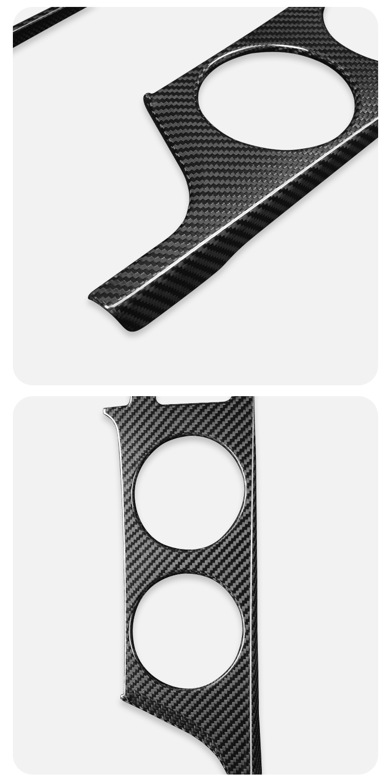 Dry Carbon Fiber Car Shift Panel Cover for Lexus RC 2015-2019 Year