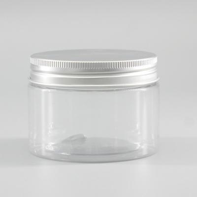 Cylinder 150ml PET Transparent Plastic Cosmetic Cream Jar Packaging