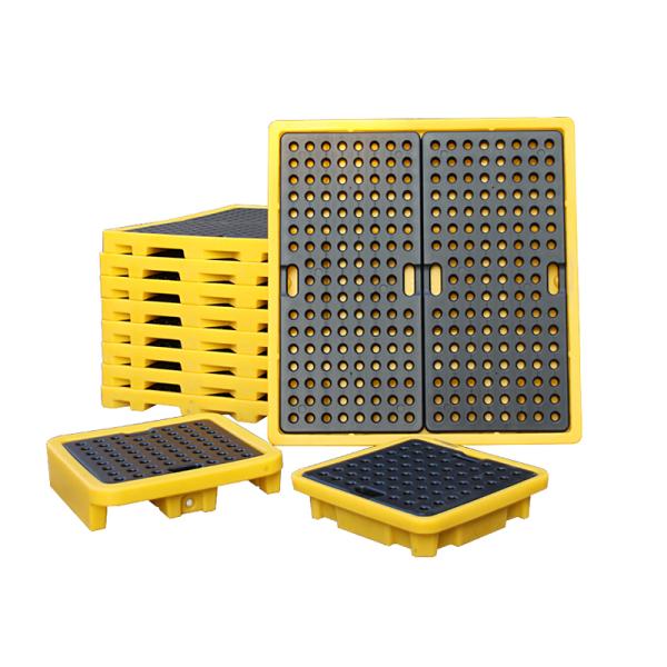 1100 Litre Industrial IBC Poly Drum Spill Containment Pallet For Hazardous Chemicals