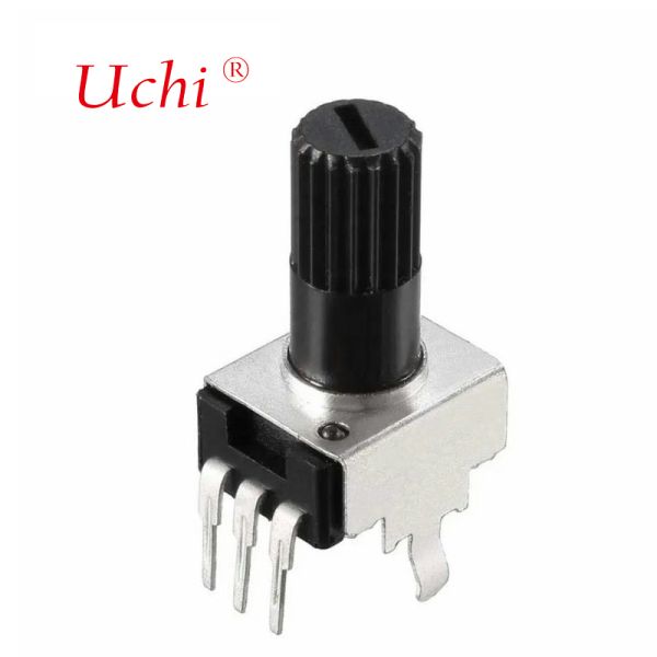 RV09 Single-turn 10K 12.5mm Adjustable Rotating Carbon Film Potentiometer