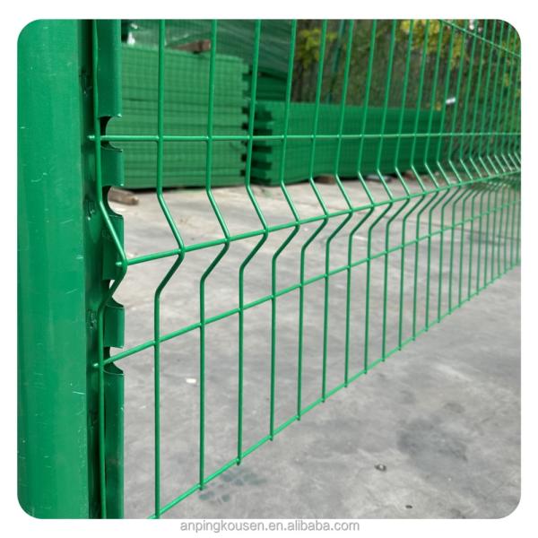 Muralha de rede de arame galvanizado soldado curva 3D para jardim barreira de privacidade