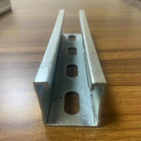 Seismic 1 5/8 Galvanized Unistrut Steel Brackets C Channel Earthquake Resistant