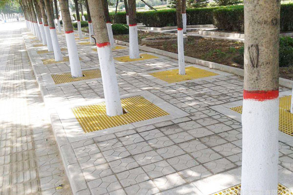 ODM сверхмощное FRP отлил решетку в форму для парка ямы дерева